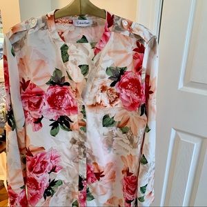 Calvin Klein Floral Blouse